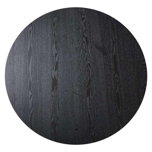 31.5inch  Flip-Top Fluted Coffee Table, Black