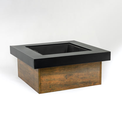 36-inch Iron Fire Pit Table Wood-burning stove