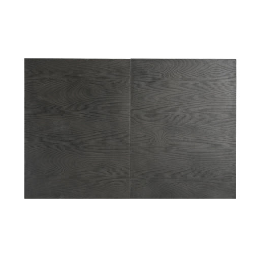 Extendable Rectangle Aluminum Alloy Fire Pit Table, 50,000BTU