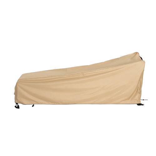 Shield Outdoor Slope Chaise Lounge Cover, Beige