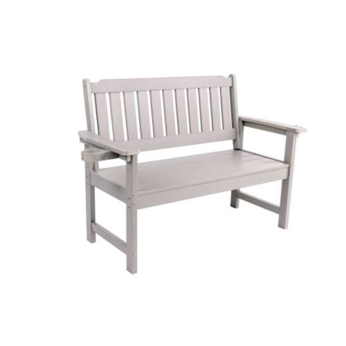Minimalist Light Gray bench Environmentally friendly and recyclable, suitable for both indoor and outdoor use. Just wipe it clean when it gets dirty
