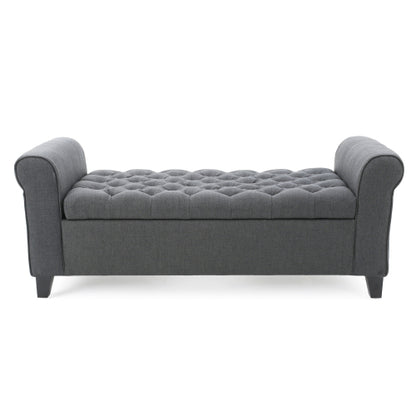 ARMED STORAGE BENCH