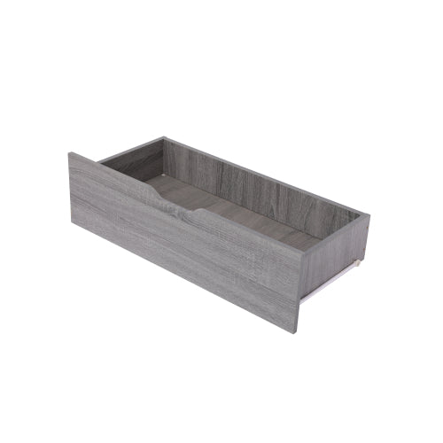 Gray 5-Drawer Dresser with Wheels – Modern Storage Cabinet