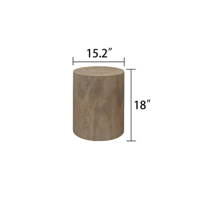 3-Piece Rustic Stump-Style Nesting Tables