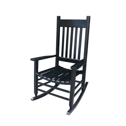 wooden porch rocker chair Black, without mat