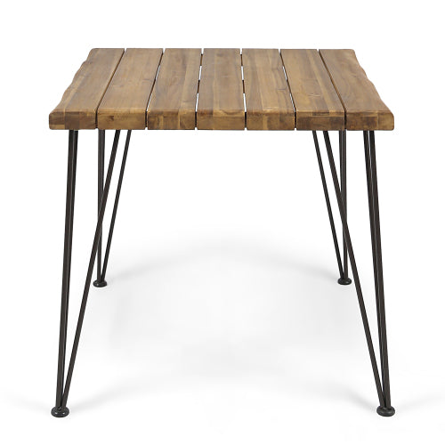 outdoor table WOOD AND METAL 32.5