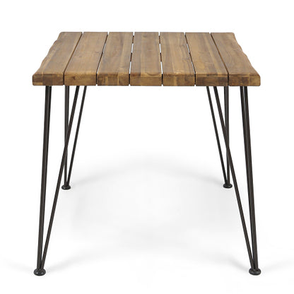 outdoor table WOOD AND METAL 32.5