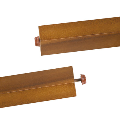 2 Piece Acacia Wood Patio Furniture Club Chair, Set of 2 Outdoor Wicker Armchair, Deep Seating with Soft Cushions for Porch, Garden, Backyard, Balcony, Teak & Mix Brown & Cream