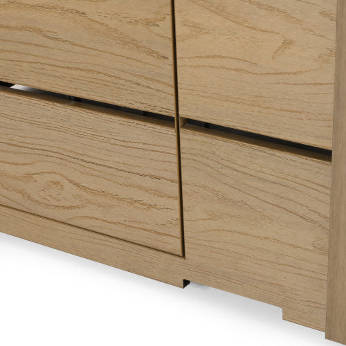 Outdoor 31" WPC Base Square Propane Fire Pit - 40,000 BTU, Brown