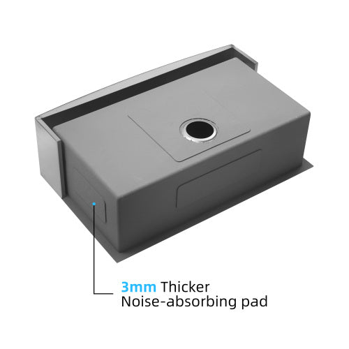 30"x21"x10"Farmhouse Apron Single Bowl Stainless Steel Kitchen Sink