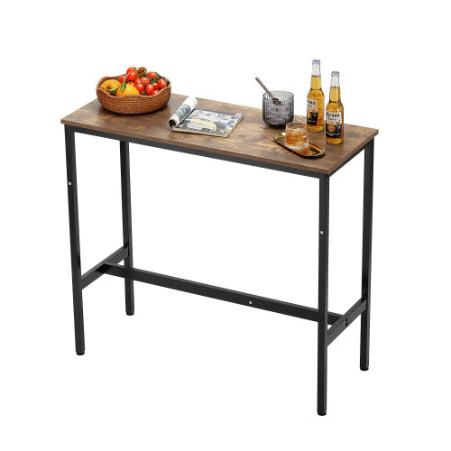 Bar Table Height Pub Table Cocktail Coffee Counter Kitchen Dining 39x16x35.5 in