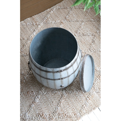 22.5x22.5x26" Drum Side Table