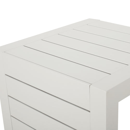outdoor table C-SHAPED TABLE WHITE