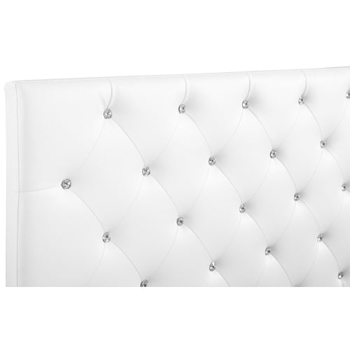 Versatile White Adjustable Headboard