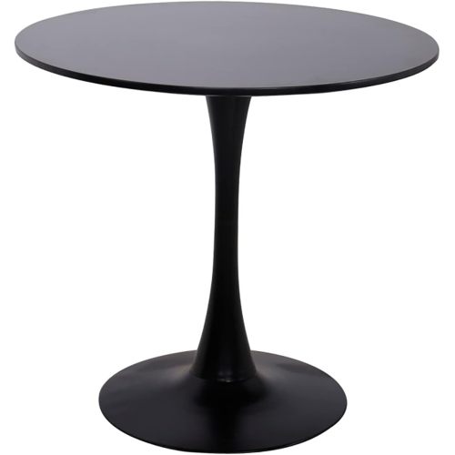 Modern Round Multi-use Table, Black