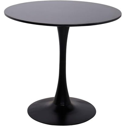 Modern Round Multi-use Table, Black