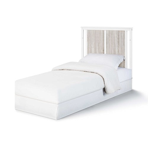 Mini Crib With Mattress Pad White/Rockport Gray