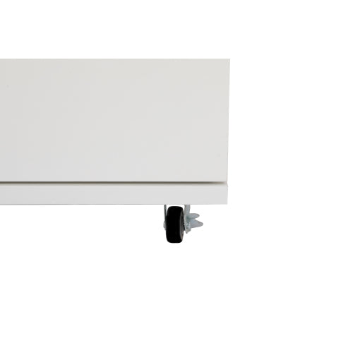 White 5-Drawer Dresser with handles – Modern Storage Cabinet