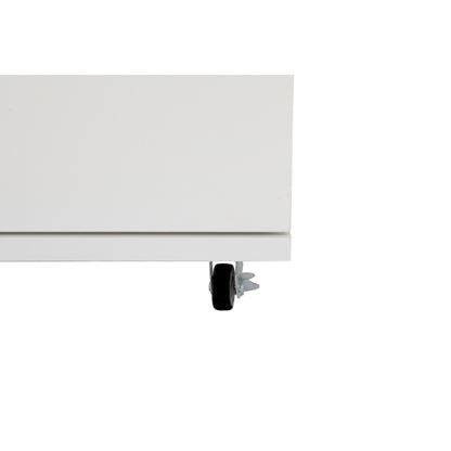 White 5-Drawer Dresser with handles – Modern Storage Cabinet