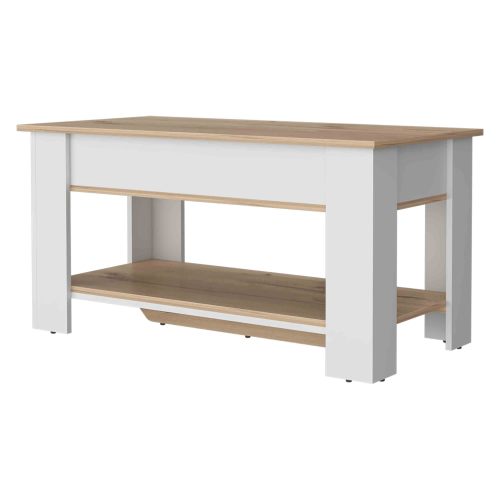 Bench, Liftable Top And Lower Panel