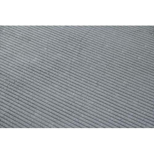 78.8 inch  Grey Corduroy Convertible Compression Boneless Floor Sofa-Bed