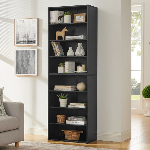 Detachable 8-Layer Adjustable CD DVD Storage Cabinet Multi-purpose Home Bookcase