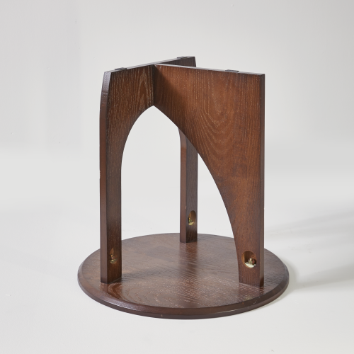 100% Solid Wood Side Table Natural Round End Table Rustic Accent Furniture