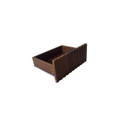 Wooden Nightstand with 2 Drawers