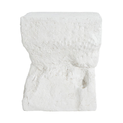 Cleo Outdoor Paito Modern Minimalist MGO Side Table, White