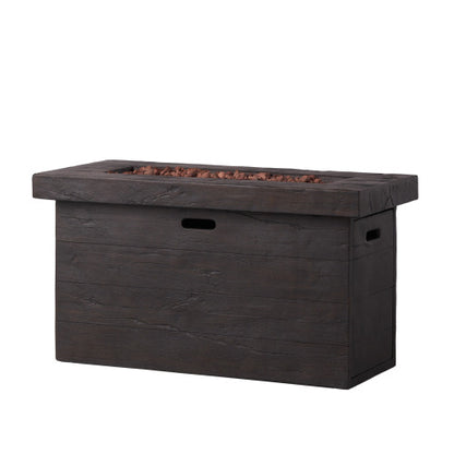 CUSTER 45'RECTANGULAR MGO FIRE PIT - 50,000 BTU