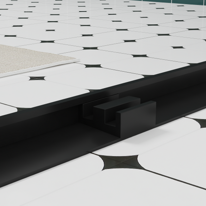 56-60"x74" Aluminum Frame Double Sliding Shower Door,Bypass Bathroom Sliding Door with Premium 1/4" (6mm) Clear Tempered Glass, Black Hardware Sliding Glass Shower Enclosure,Matte Black Finished