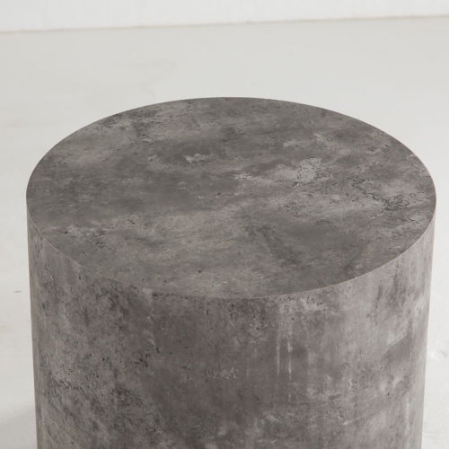 Set of 2 Faux Concrete Nesting Coffee Tables