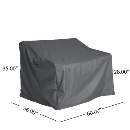 Shield Outdoor Loveseat Sofa Cover, Dark Gray