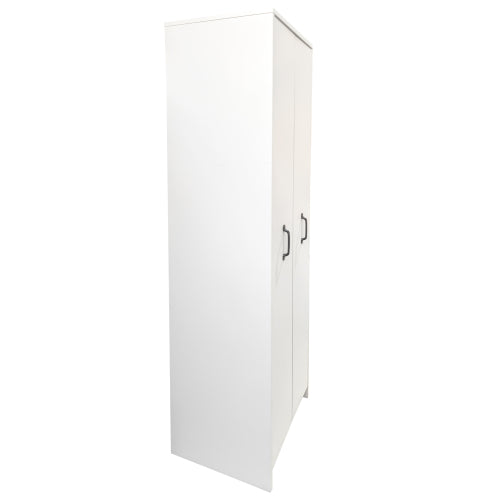 4-Tier Freestanding Pull-Out Door Bookcase Mobile Storage Cabinet with Wheels for Home Office Bedroom