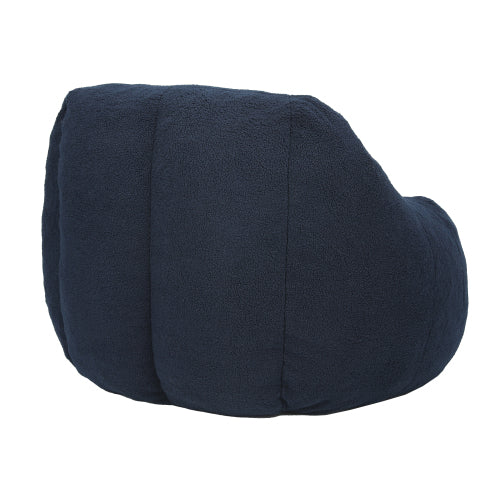Tufted Faux Fur Memory Foam Bean Bag Chair with Armrests for Adults Kids Dorm Apartment Living Room