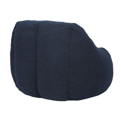 Tufted Faux Fur Memory Foam Bean Bag Chair with Armrests for Adults Kids Dorm Apartment Living Room