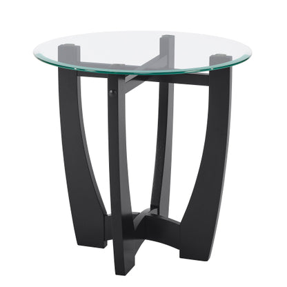 23.5inch  Round Glass Coffee Table