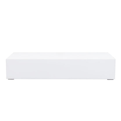 Wall Mount Floating Particle Board TV Stand Drop Down Cabinet Media Shelf For Living Room Bedroom