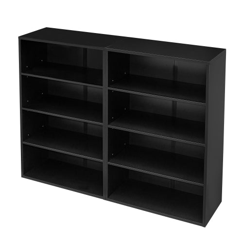 Detachable 8-Layer Adjustable CD DVD Storage Cabinet Multi-purpose Home Bookcase
