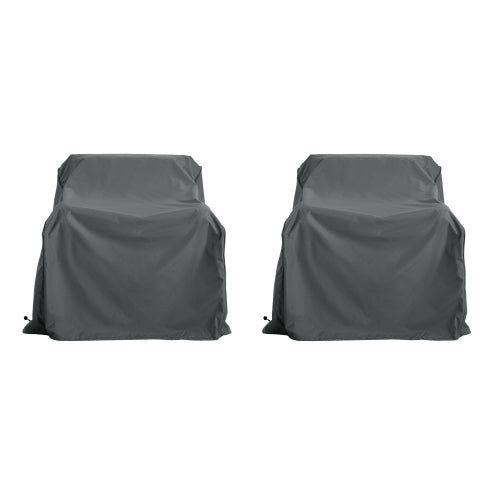 SHIELD PATIO OUTDOOR CLUB CHAIR COVER, DARK GRAY