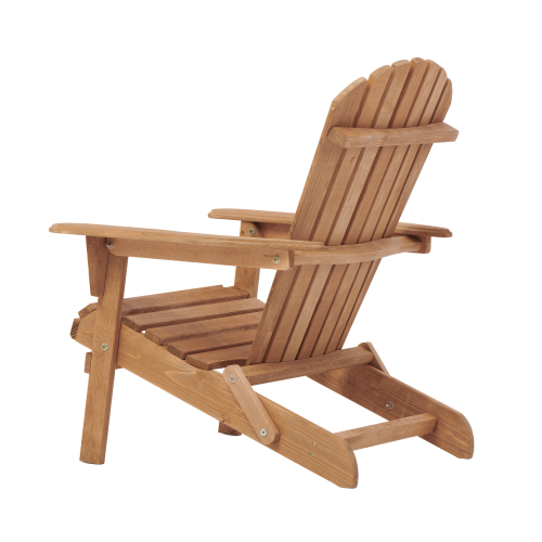 Outdoor Wooden Folding Chair Set of 2 with Pre-Assembled BackRest, Wood Patio Chair for Garden Backyard Porch Pool Deck Firepit