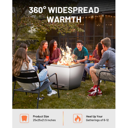 Cyberpit One Pro 25 inch Smokeless Fire Pit