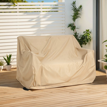 Shield Outdoor Loveseat Sofa Cover, Beige