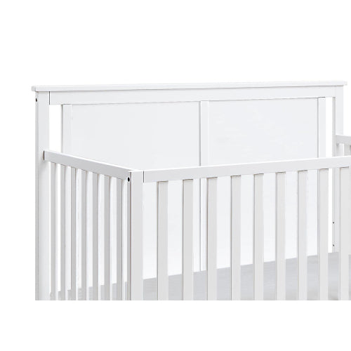 Mini Crib With Mattress Pad White/Rockport Gray