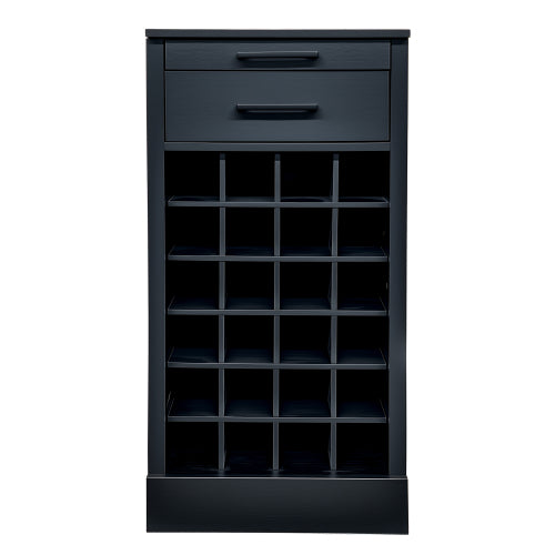 Black color modular 24 wine bar cabinet Buffet Cabinet