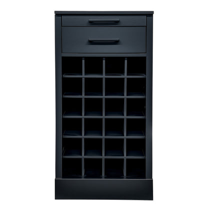 Black color modular 24 wine bar cabinet Buffet Cabinet