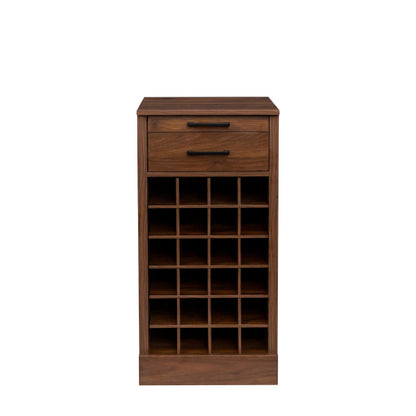 brown walnut color modular 24 wine bar cabinet Buffet Cabinet