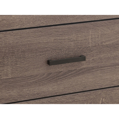 Barrel Oak 2-Drawer Nightstand