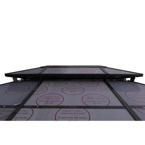 ALL-aluminum double-top sun canopy