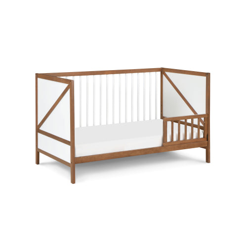 3-in-1 Crib in Walnut/White
